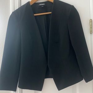 Express stretch crop blazer